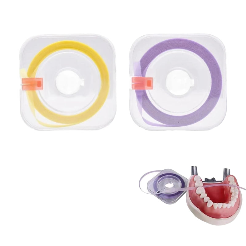 2 Volumes Tooth Sandpaper for Interdental Dental Polishing Strips, Teeth Polishing