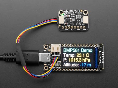 Adafruit BMP581 I2C / SPI Temperature and Air Pressure Sensor, STEMMA QT, 6407