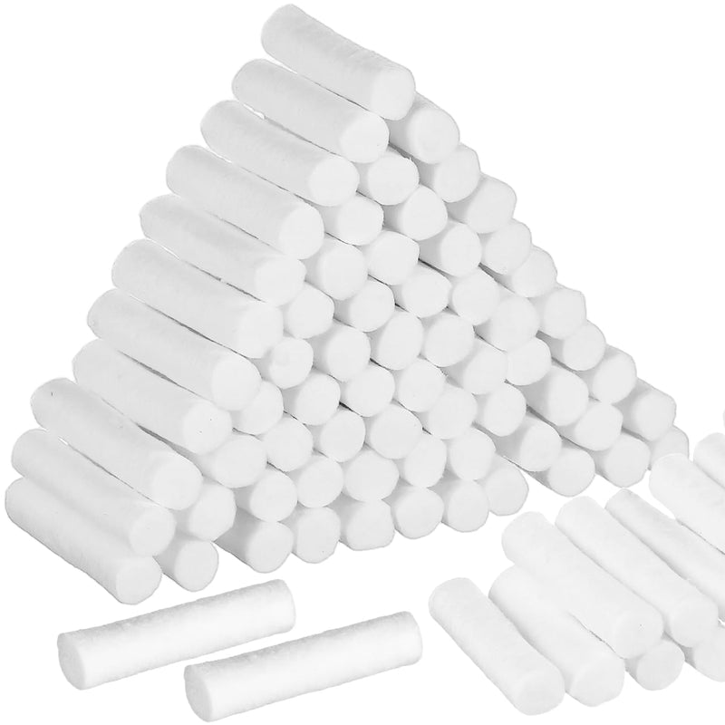 Gadpiparty Pack of 250 Highly Absorbent Dental Cotton Rolls Dentist Cotton Roll Hemostatic Cotton Swabs for Oral Care Nosebleed Stopper Lightweight Flexible Mouthwash Roll
