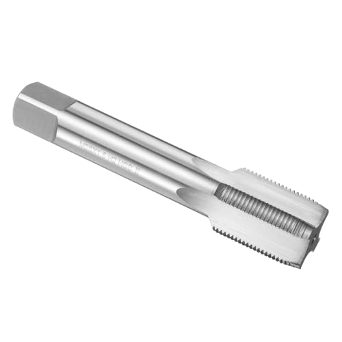 QUARKZMAN Metric Hand Tap M25 x 1.5 HSS6542(M2) Right Hand 4 Straight Flutes Middle Tap for Cast Iron, Copper, Plastic | Metric tap, right-handed, middle tap for cast iron, copper, plastic