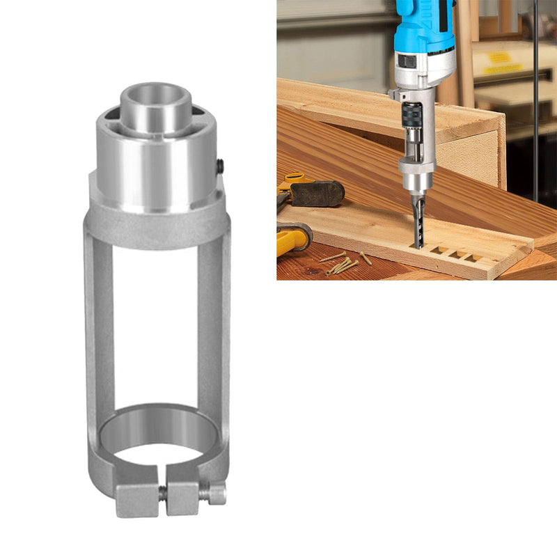 Ejoyous Square Drill Adapter, Square Holes Drill Adapter Holder Square Drill Stand for 38 mm - 43 mm Bench Drill Hand Drill Precise Drilling