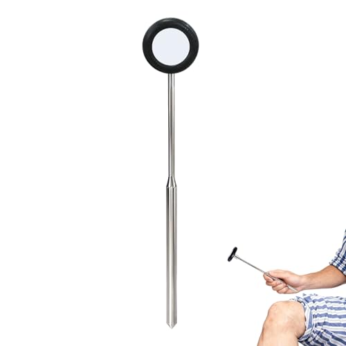 Professional Reflex Hammer Chrome Plated Stainless Steel 22cm for Precise Neurological Assessment and Reflexology Testing Heavy Duty Durable Ergonomic 110g Weight