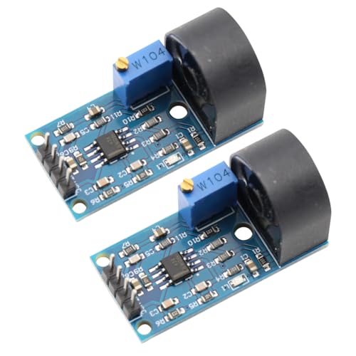 ZMCT103C AC Sensor Single Phase Current Transformer Module 5A Current Transformer Small Size and High Precision Current Sensor Active Output Module Board for Arduino (Pack of 2)