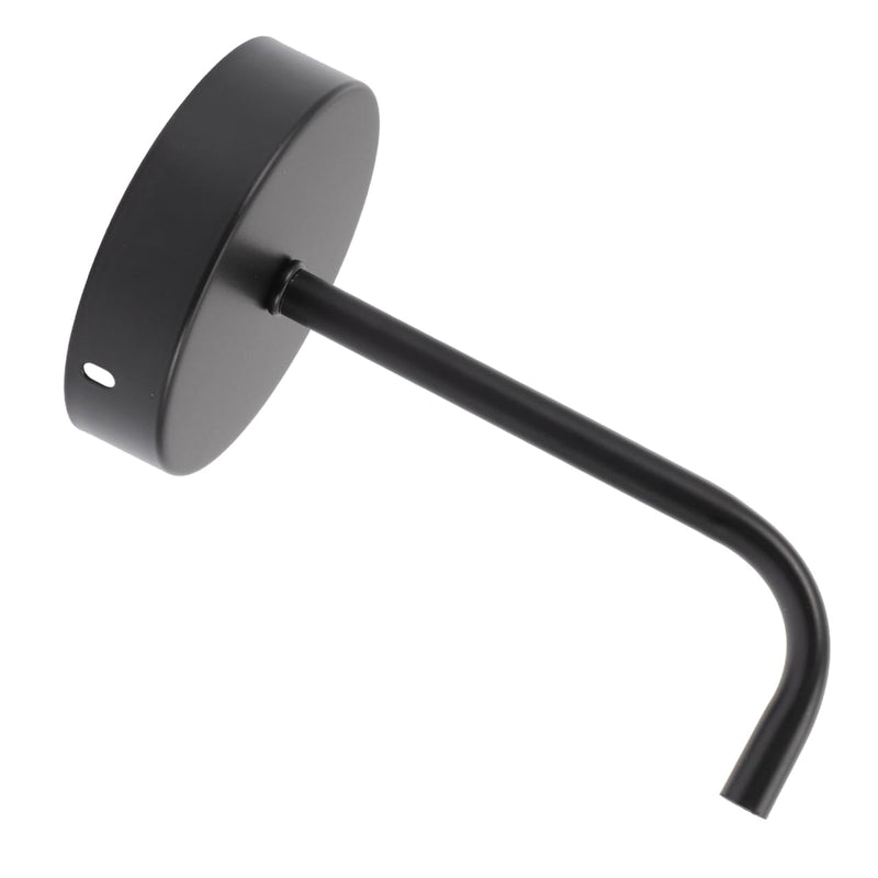 Metal Wall Light Bar 13 cm with Angle Lamp Holder Black Wall Lamp Holder for Living Room Lighting Stable Homemade Lamp Holder for Bedroom and