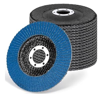 Grinding Discs 125 mm Grit 60/80/120 for Angle Grinders and Polishing Machines Pack of 9 125 mm, grain size 60/80/120