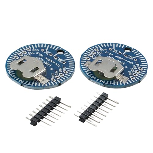 2pcs RTC High Precision Watch Module Real Time Clock Memory Module V2.0 I2C With Pin Header DS3231SN
