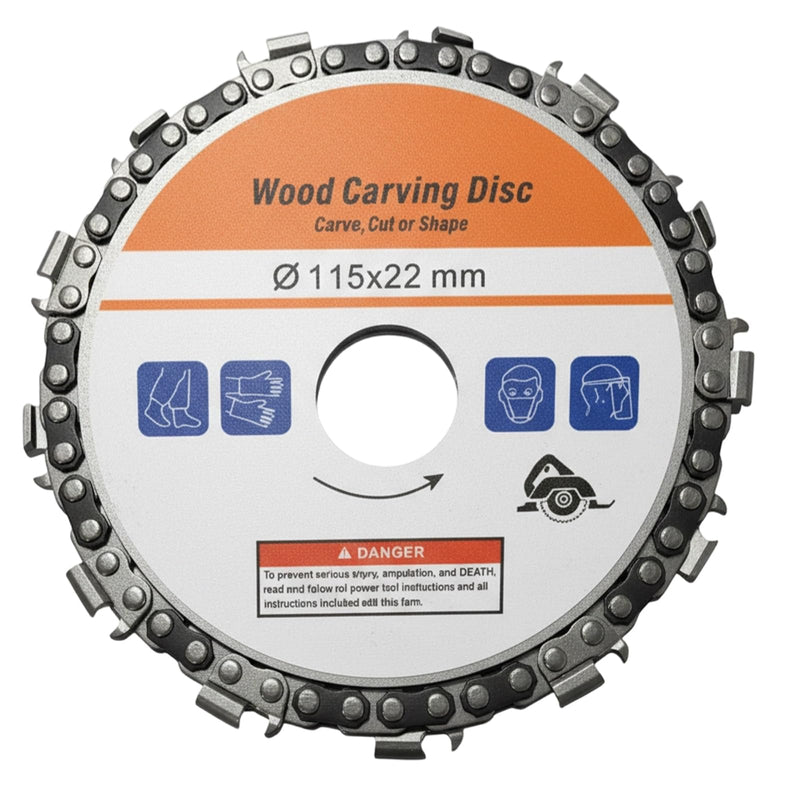 Milling Disc for Angle Grinder Wood Sanding Discs 100 mm, Rasp Disc, Wood Carving Disc, Milling Disc, Paint Cutter, Wood Cutter, Root Miller, Flex Disc, Tree Stump Mill, for Grinding, Milling