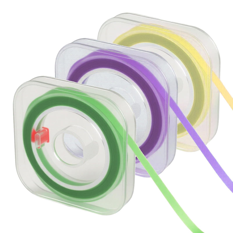 3 Bands, Tooth Sanding Strips, Polishing Strips, Interdental Polishing Tape, Coloured Dental Polishing Tape on Roll, Coarse, Medium, Fine Grain, Easy to Use, Effective Interdental Cleaning and
