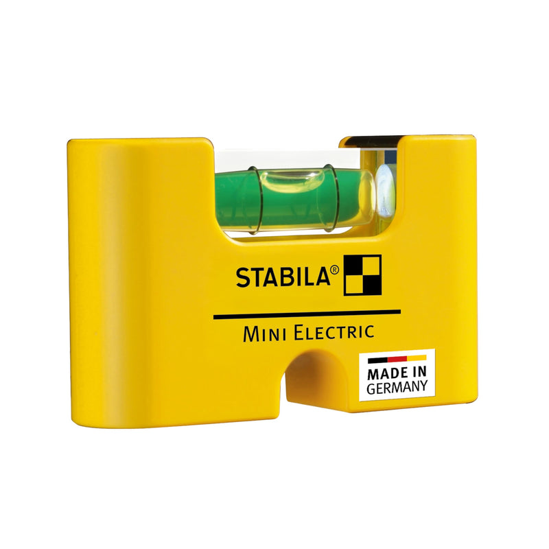 STABILA Mini Electric Spirit Level 7 cm Strong Rare Earth Magnet 1 Horizontal Level Made in Germany without belt clip (NEW)