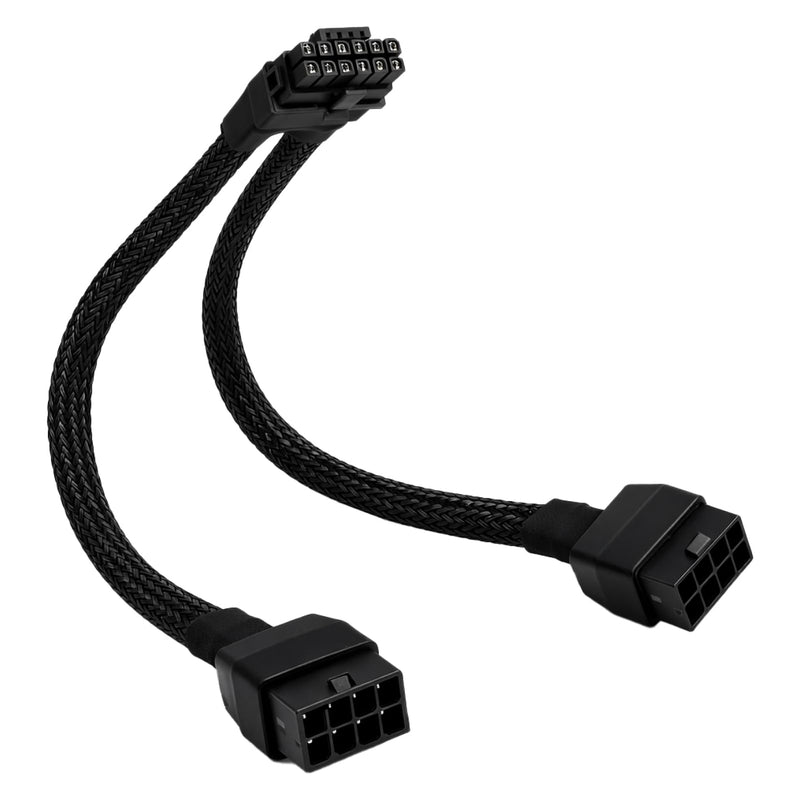 30 cm PCI-e 5.0 12VHPWR(12V-2x6) Adapter Cable, 16(12+4) Pin GPU Extension Cable, PCIe 5.0 2x8 Pin Female to 12VHPWR Male, GPU Cable for GeForce RTX 3090ti/4070ti/4070/4080/4090/5 070, , PCIE Cable