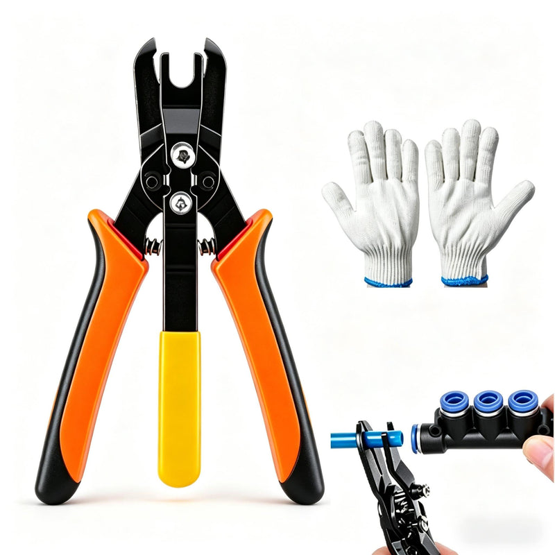 Connecting Pliers Pneumatic Connector Separator Pliers Compatible with 6/8 mm | Hose connector disassembly pliers for air push quick couplings energy-saving lever structure ideal for tight spaces