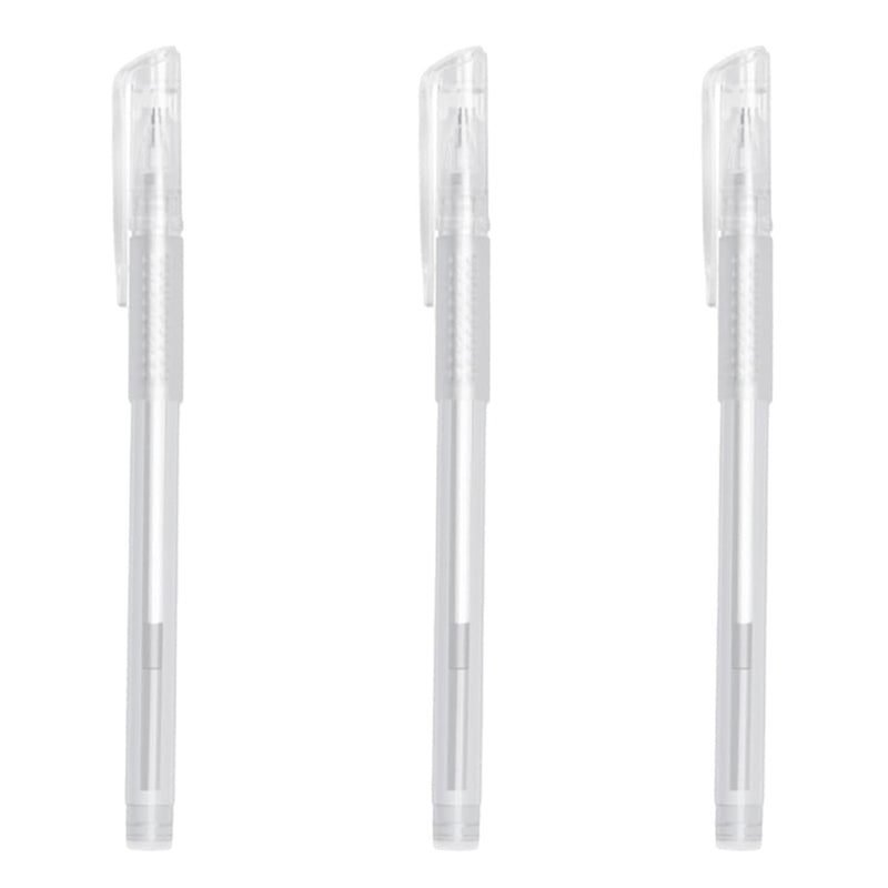 Pack of 3 Skin Markers, Surgical Skin Markers, Permanent Make Up Pen, Tattoo Piercing Positioning Pen, for Eyebrows, Lips, Body Art (White)