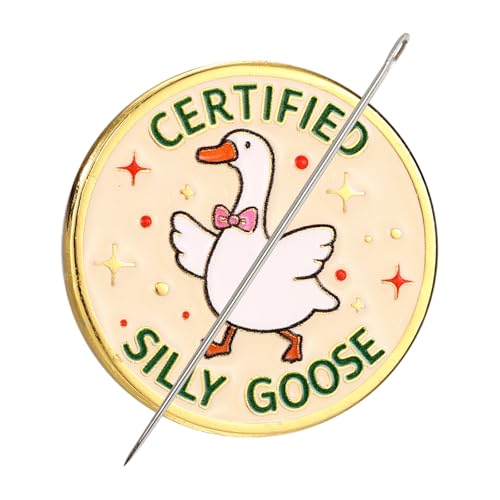 Stupid Goose Magnetic Needle Holder, Funny Embroidery Needle Holder for Cross Stitch Embroidery and Craft Accessories