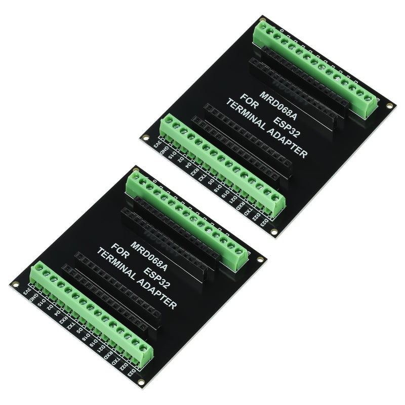 Heemol Pack of 2 for ESP32 GPIO Breakout Board 30PIN Expansion Board for ESP 32 Development Board for ESP-32 Breadboard for IoT Development Breakout Board X 2