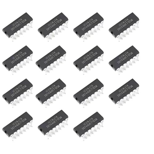 15 x SN74AHCT125N IC Chip DIP-14 Quad Bus Buffer with 3-State Outputs | Integrated circuit for level conversion, signal preparation and digital circuits