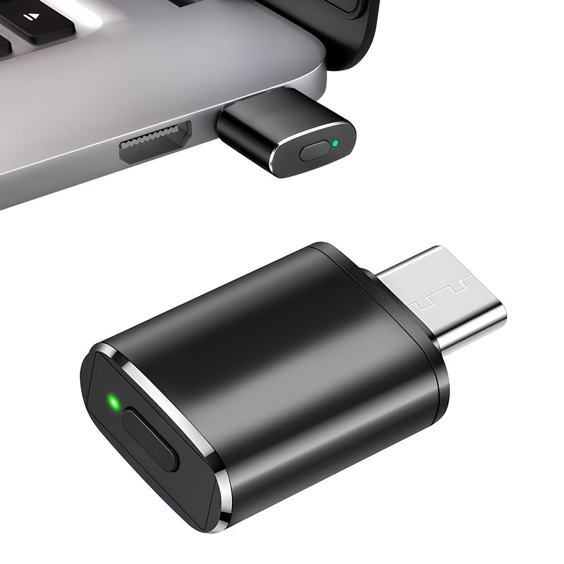 Mouse Jiggler USB C Non-Detectable Mouse Mover Automatic Mouse Mover with 3 Modes Switch Button Mover Automatic Mouse Jiggler Driver-free Plug & Play for Home Office Keeps Laptop Awake | Mausbeweger mit 3Modi Schaltertaste Beweger Automatisch Maus Jigg...