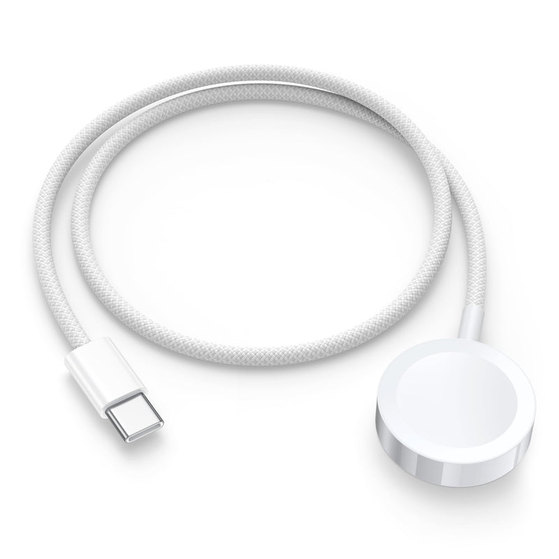 Charging Cable for Apple Watch 1M iWatch Charging Cable USB C Apple Watch Charger | Magnetic Apple Watch Fast Charger for iWatch Series 11/ 10/ 9/ 8/ 7/ 6/ 5/ 4/ 3/ 2/ SE3/ SE2/ SE/ Ultra 2/ Ultra White 1 m