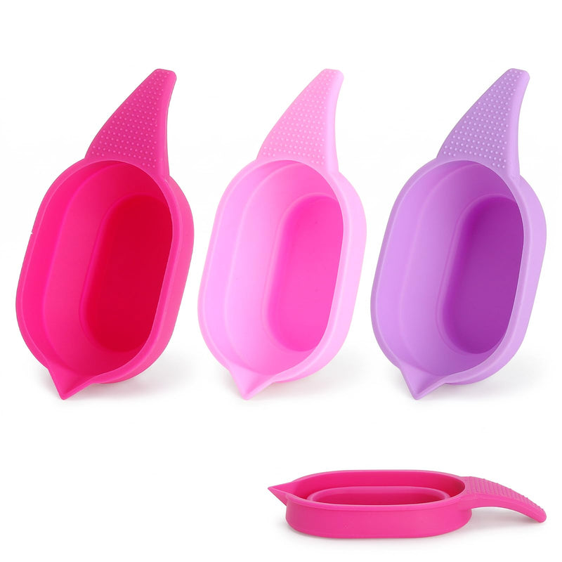 Pack of 3 Urine Cups Reusable Urine Cup Urine Collector | for women collapsible collection cup urine sample cup sample container urine sample cup for ovulation test sph test