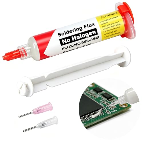 Flux Soldering Flux, Soldering Flux 10 ml | Flux pen, soldering accessories, flux pen, push rod construction, for SMD, BGA, LED, electronics, circuit board assembly, etc