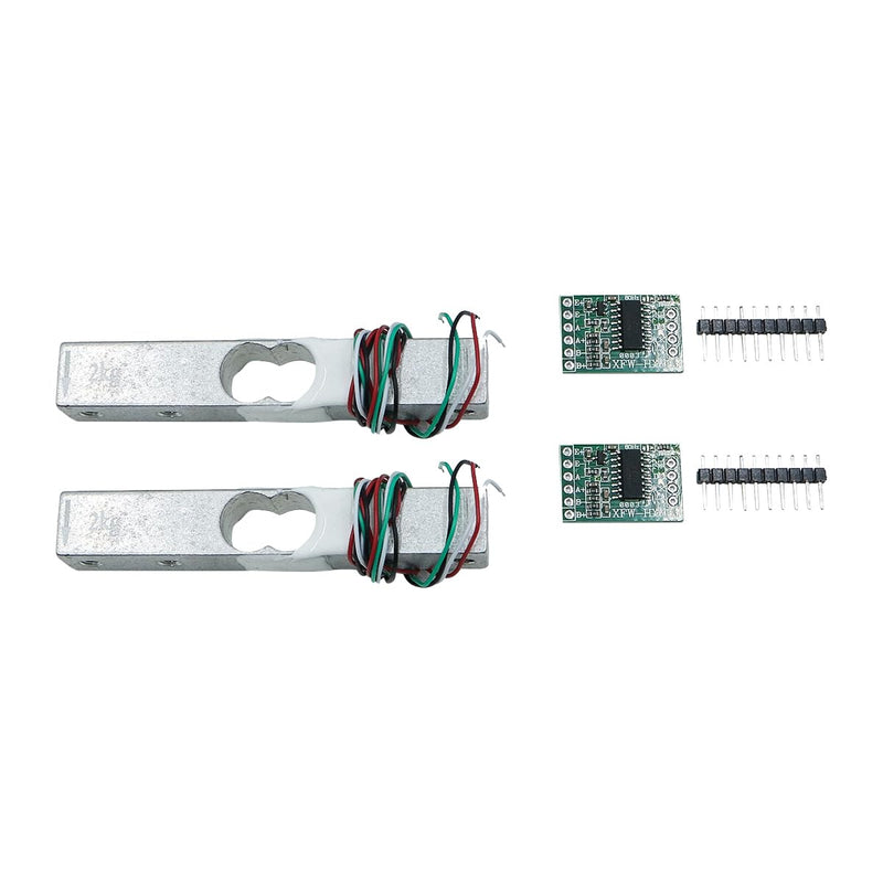 SYLEN 2 Set 2kg Digital Load Cell Weight Sensor + HX711 AD Weighing Sensor Module, for DIY Electronic Portable Kitchen Scales