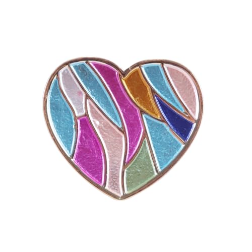 Ticha Magnetic Needle Holder, Heart-Shaped Magnetic Needle Holder, Magnetic Cross Stitch Accessory for Cross Stitch Embroidery, Embroidery and Sewing Enthusiasts – Gift Idea (Heart)