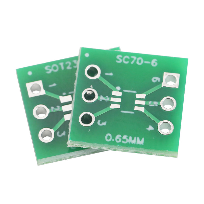 PENGLIN 20 pieces SMD PCB SOT23-6/SC70-6 to DIP adapter plate and breakout board | Adapterplatte 6 Pins