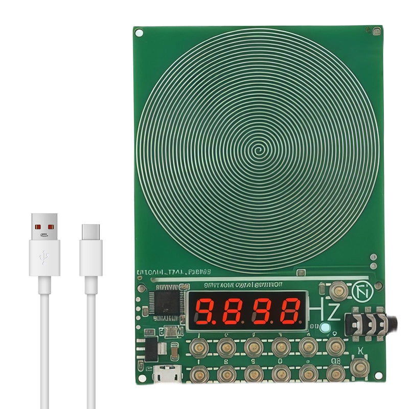 Schumann Resonance Generator 7.83 Hz: Schumann Resonance Sine Wave Generator with Display and USB Port, Adjustable Ultra Low Frequency Pulse Generator for Sleep and Relaxation
