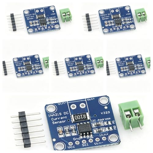 CJMCU-219 INA219 I2C Interface Bi-directional DC Current/Power Monitoring Sensor Module for Arduino Raspberry Pi Pack of 6