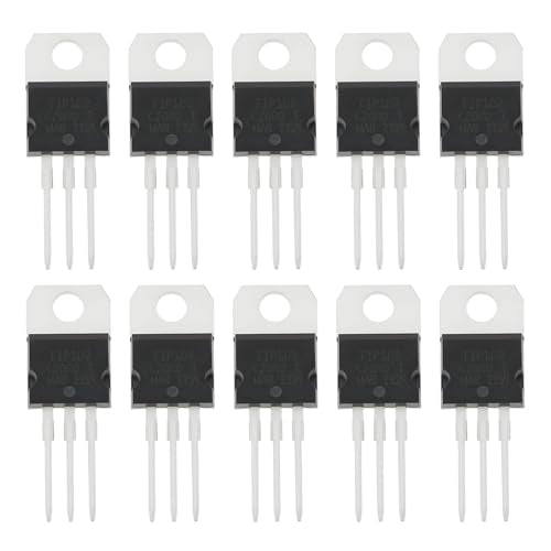 Pack of 10 NPN Darlington Transistor Compatible with TIP102 100V 8A to-220 for Power Switching Relay Solenoid Driver tht