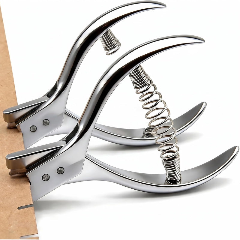 2 x notch cutting pliers, 2 mm punch pliers made of stainless steel for paper | Notcher Sharp Pliers for Test Badges Pattern Sewing Designer Tailor Professional DIY