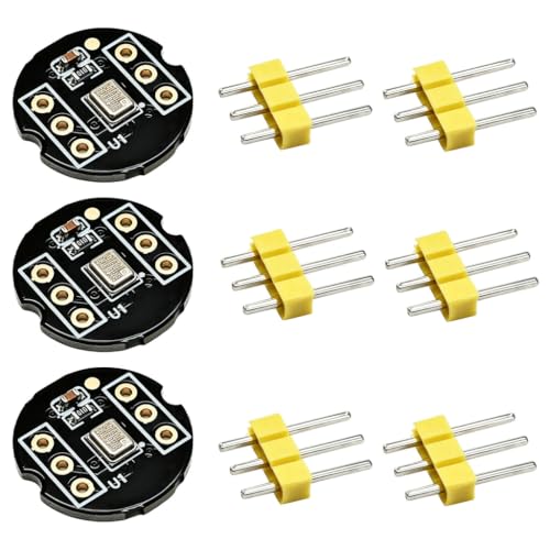 INMP441 Omnidirectional Microphone Module 24 Bit I2S MEMS Interface Pack of 3 | Digital output for precise audio recording, voice projects, voice assistants, compatible with ESP32 Arduino