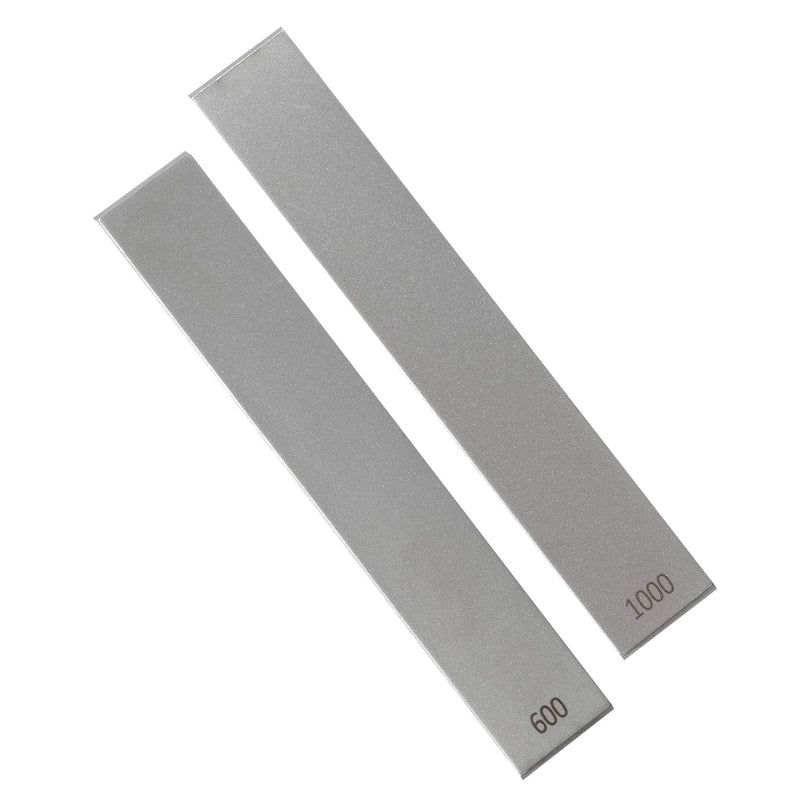 SHARPAL Diamond Plates 600/1000 Grit 1 x 6 Inch / 150 x 25 mm Set of 2 | 25/15 micron electroplated monocrystalline diamonds for sharpening, honing and even grit Diamond 600 & 1000 Grit