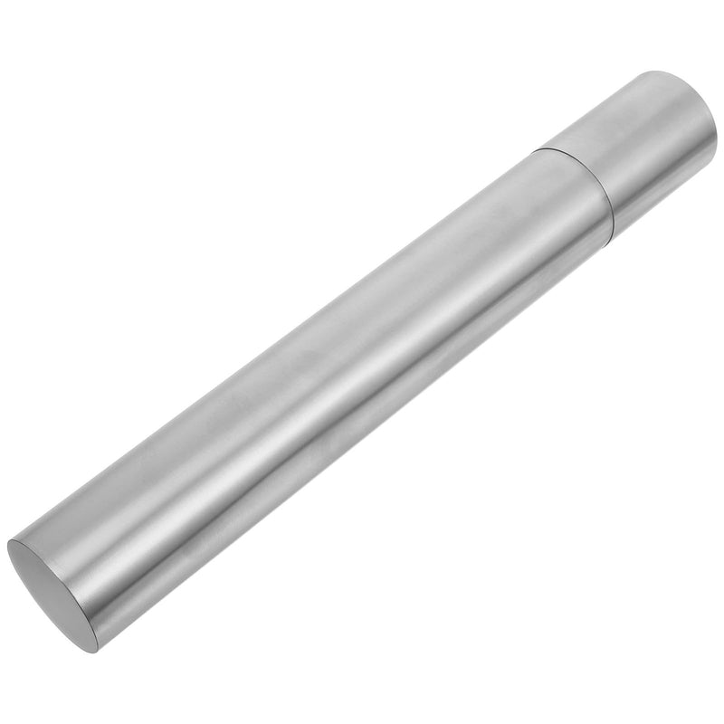 CHILDWEET Document Storage Tube Container Stainless Steel Large Capacity Lightweight and Portable for Birth Certificate and Important Documents on Various Occasions