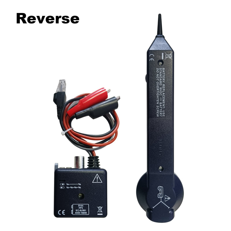 [Australia - AusPower] - Tone Generator Kit, Wire Tracer Circuit Tester, 200EP Cable Tester, Tone Tracing Probe Kit, Line Finder Toner with Inductive Amplifier for Network Cables Collation 