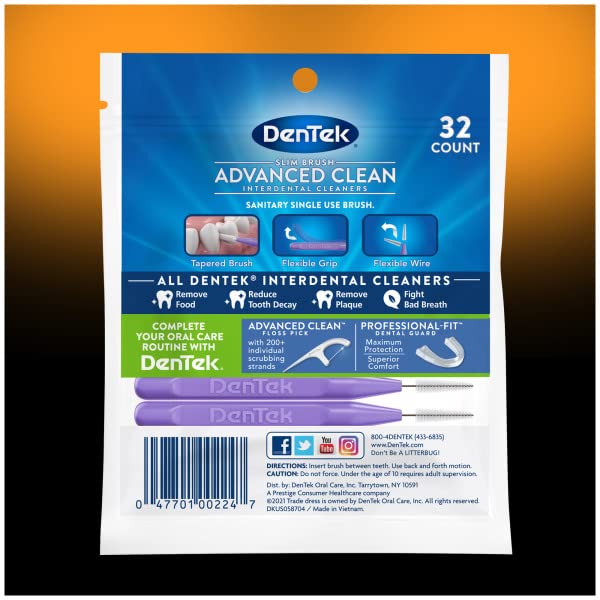 [Australia - AusPower] - DenTek Complete Clean Easy Reach Floss Picks, Advanced Fluoride Coating, Mouthwash Blast Flavor, 75 ct. (Pack of 2) 75 Count (Pack of 2) 