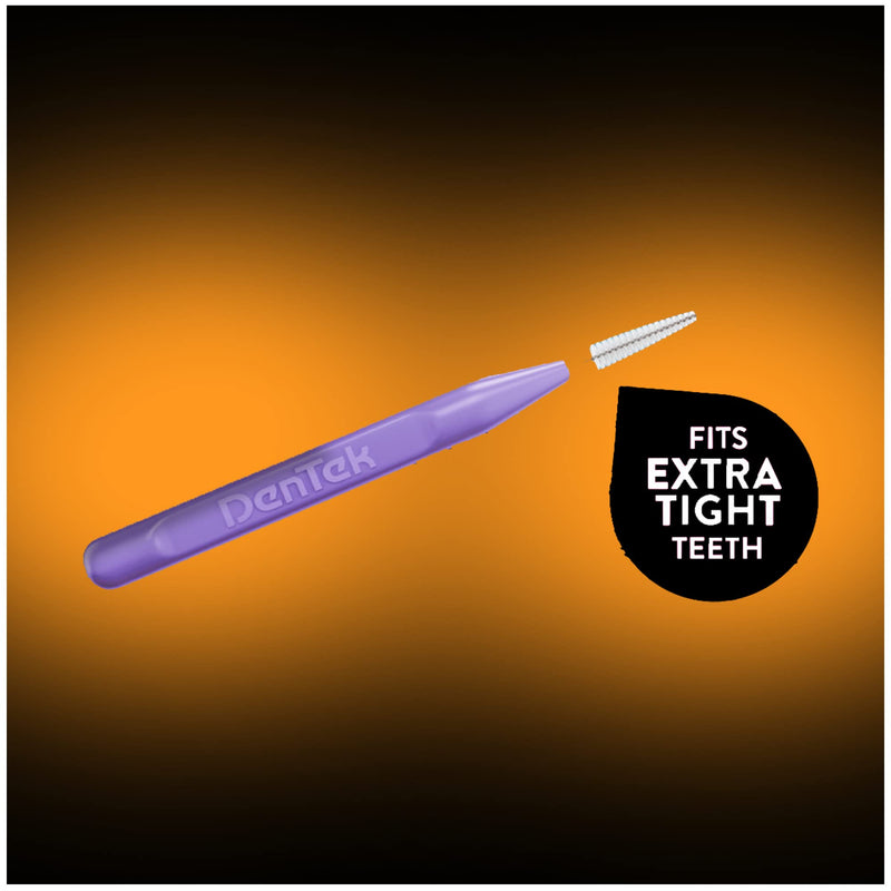 [Australia - AusPower] - DenTek Slim Brush Advanced Clean Interdental Cleaners, Extra Tight, 32 Count 32 Count (Pack of 1) 