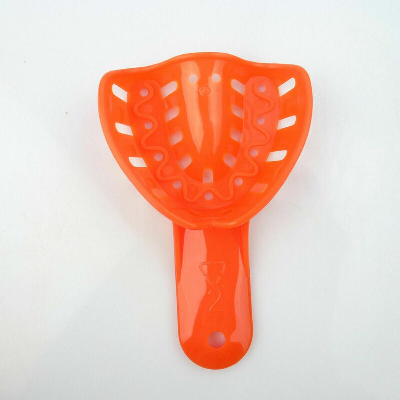 [Australia - AusPower] - Dental Impression Trays Perforated Plastic Materials Teeth Holder for Adult/Children Orthodontics Upper & Lowe 12pcs 