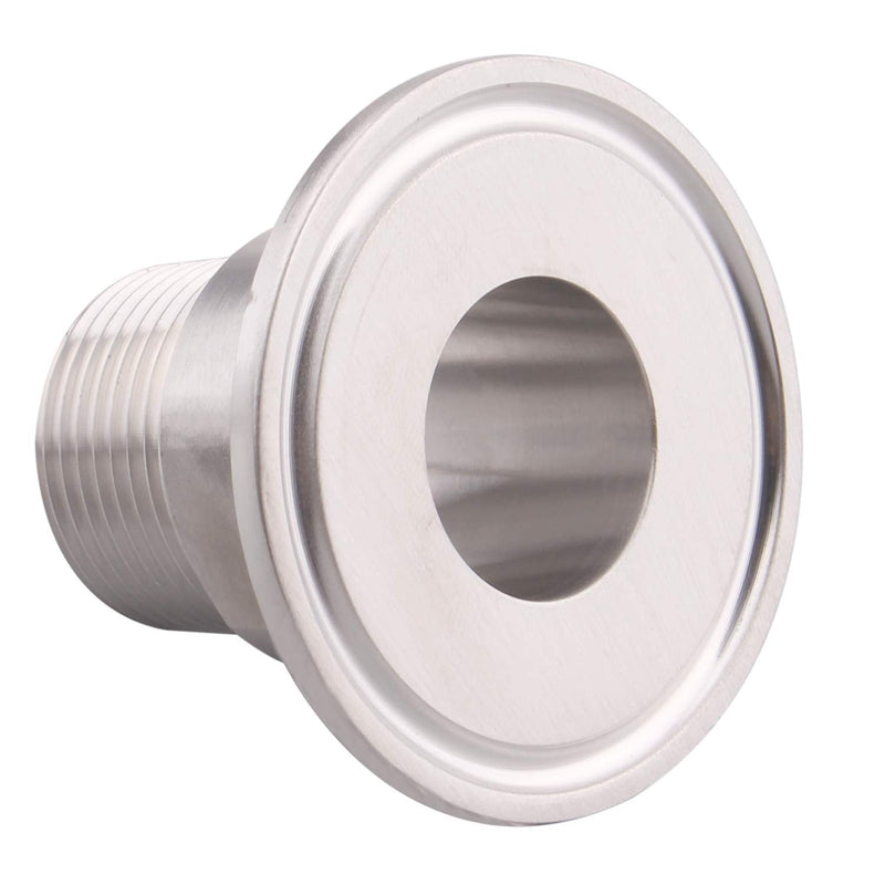 [Australia - AusPower] - DERNORD 1.5 Inch Sanitary Tri Clamp to 3/4" Male Tri Clover 3/4" NPT Male (1.5 inch Tri-clamp) 