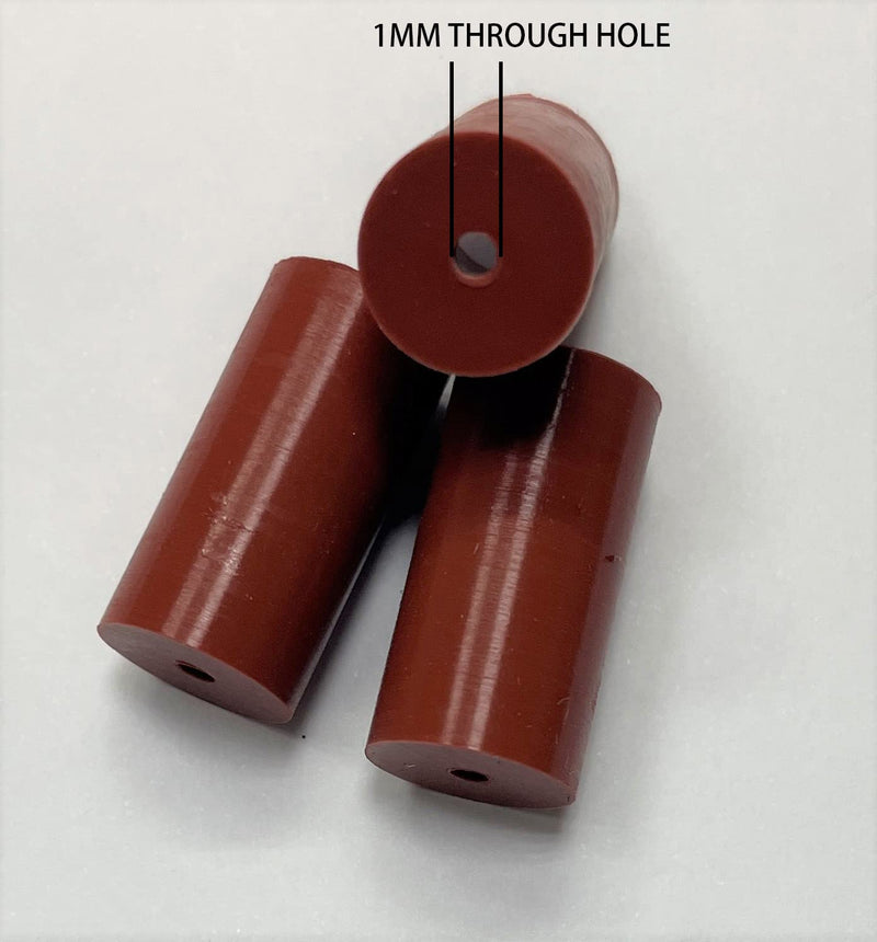 [Australia - AusPower] - Protection Force Flat End Cap for 3mm 1/8 inch OD (Pack of 50) Pipe Post Tube End Cover Screw Thread Protectors Paint Masking High Temp and Reusable Rubber 3mm(1/8") 