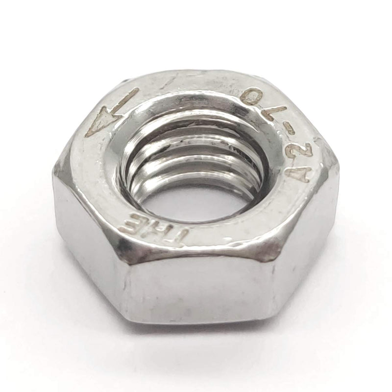 [Australia - AusPower] - M6X1.0mm 304 Stainless Steel Left Hand Thread Hex Nuts Reverse Nuts 20pcs M6X1.0mm 