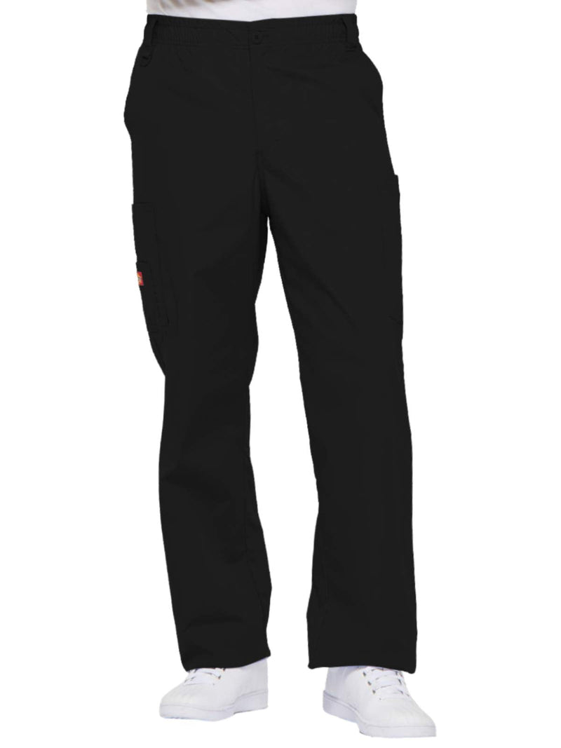 [Australia - AusPower] - Dickies Men's Pull-On Pant with 7 Pockets Elastic Waistband with Button Closure 81006 X-Large Black 