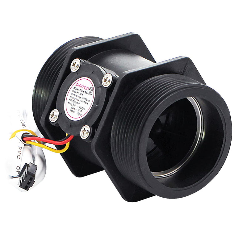 [Australia - AusPower] - DIGITEN G2 2 inch Water Flow Hall Sensor Switch Meter Flowmeter Control 10-200L/min 