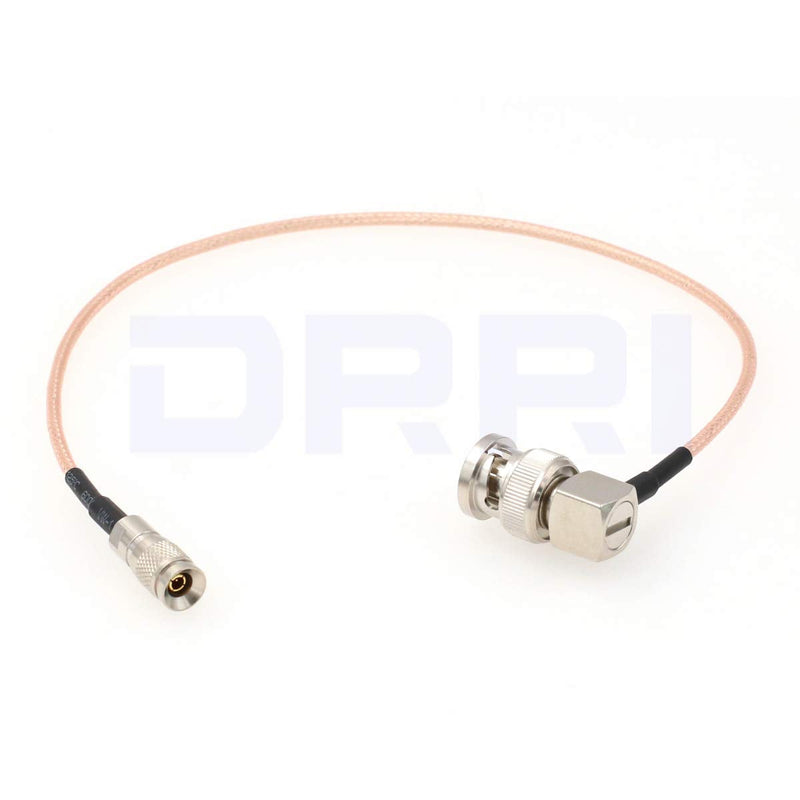 [Australia - AusPower] - DRRI Right Angle BNC to Mini-SDI HD 1.0/2.3 Din RG179 Plug SDI Pigtail Cable 