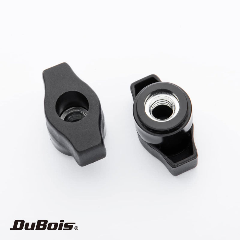 [Australia - AusPower] - DuBois 1/4"-20 Wing Knobs 10 Pack, Clamping Knobs with 7/8" Depth & 1-1/4" Head Length, Thumb Screw Threaded Knobs for T Track Accessories, Feather Boards, Woodworking Jigs and Fixtures (51002) 