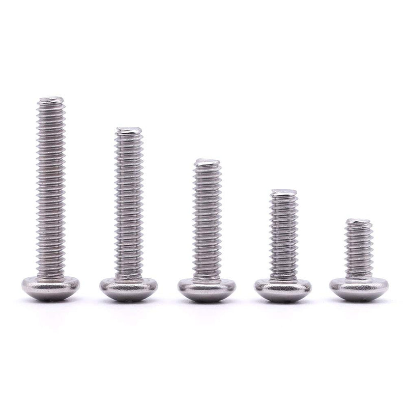 [Australia - AusPower] - 1/4-20 x 3/4" Pan Head Machine Screw, Phillips Drive, 304 Stainless Steel 18-8, Bright Finish, Fully Machine Thread, 50 Pcs 1/4-20 x 3/4" 
