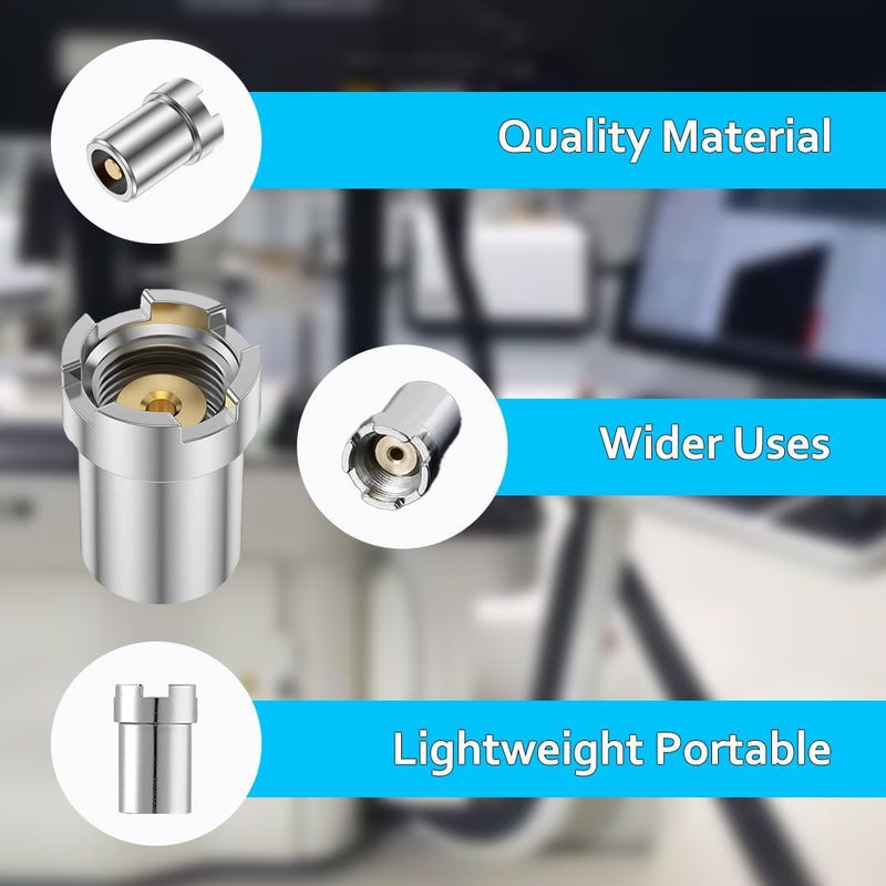 [Australia - AusPower] - Thread Adapter, Thread Screw Converter, Adapter Connector Suitable for Connecting Soldering Irons for Circuit Board Repair (12) 