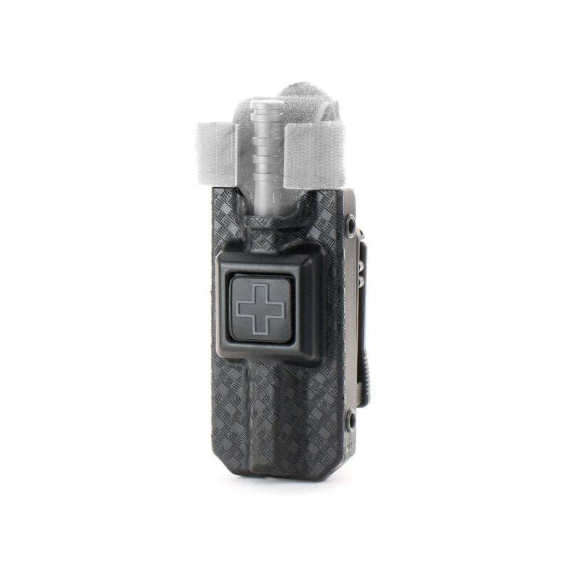 [Australia - AusPower] - Eleven 10 Rigid TQ Case for C-A-T Tourniquet, Basketweave, Belt Attachment No Tourniquet 
