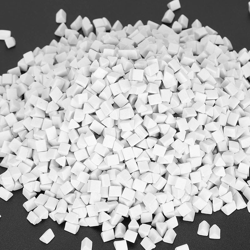 [Australia - AusPower] - Ceramic filler, 1, 3 kg, polishing abrasive material, DIY supplies, triangle abrasive, non-abrasive for stones 