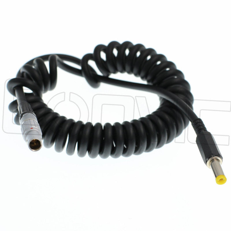[Australia - AusPower] - Eonvic 2 pin DC Barrel Adapter Coiled Cable for Teradek Bond Z-CAM E2 Flagship Cameras 
