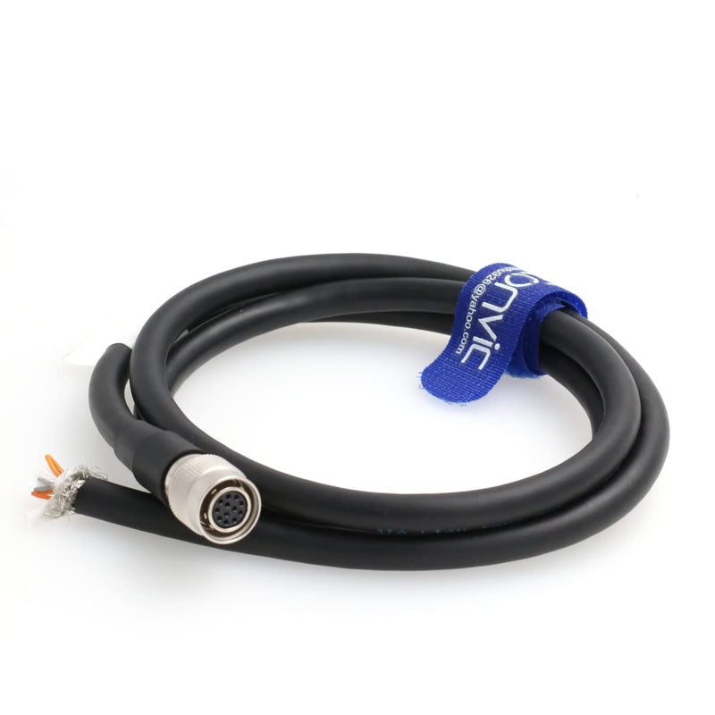 [Australia - AusPower] - Eonvic HR 12pin Female HiroseI/O CCTV Industrial HD-SDI to Open Power Cable for Basler Sony Industrial Camera 
